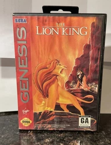 Sega Genesis Video Game: The Lion King (1994) CIB MANUAL, Tested/Works