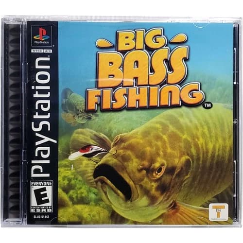 Big Bass Fishing - Sony Playstation PS1 Tested 1Y Guarantee