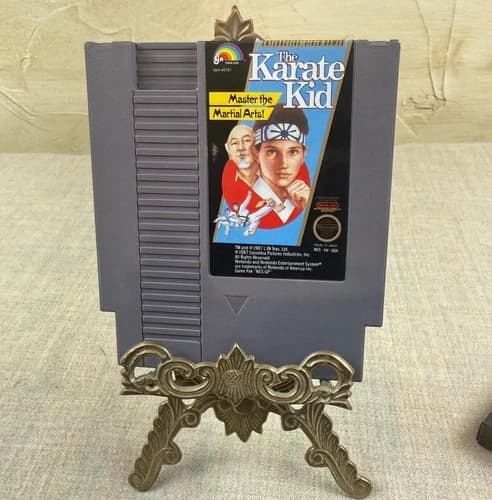 Karate Kid NES Nintendo Original Cartridge Tested Clean Authentic Working