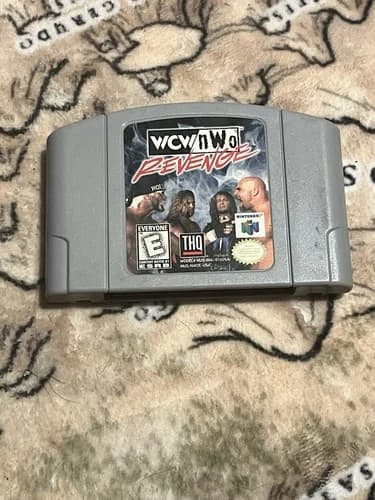 WCW vs NWO Revenge N64 Authentic Cartridge Tested