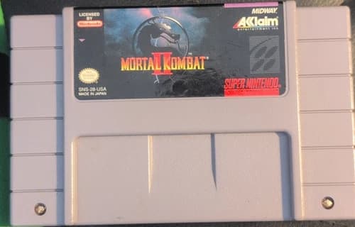 Acclaim Mortal Kombat II SNES Game Cartridge NTSC-U/C (US/Canada)