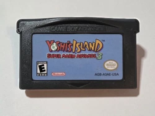 YOSHI'S ISLAND Super Mario Advance 3 Nintendo Game Boy Tested Authentic Cartridg