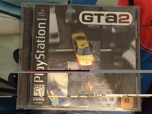 PS1 CIB GTA 2 Game Case Cover Art Manuel PlayStation Grand Theft Auto 2