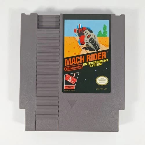 Mach Rider Nintendo Entertainment System NES Game Cartridge - Tested