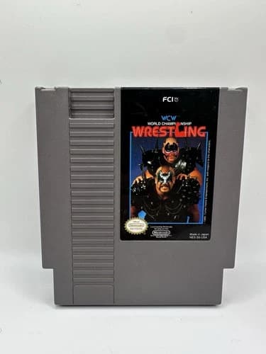 WCW World Championship Wrestling NES Wrestling Game Cartridge Only