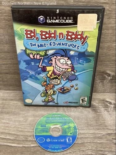 Ed, Edd n Eddy The Mis-Edventures Nintendo GameCube Video Game IOB Tested Works