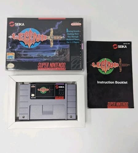LEGEND SEIKA SNES SUPER NINTENDO COMPLETE IN BOX