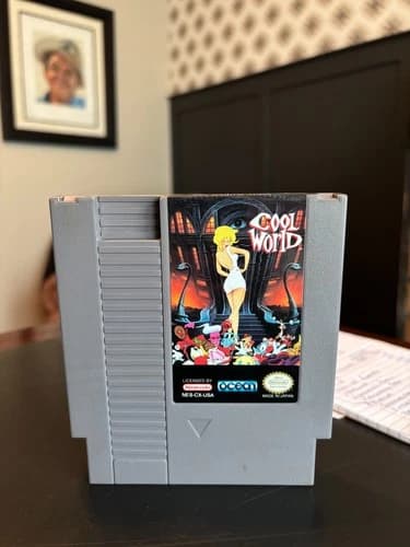 Cool World Nintendo NES Video Game Pak Cartridge