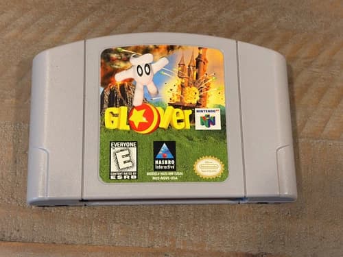 Glover (Nintendo 64, 1998) N64 Cartridge Only Authentic - Tested & Working