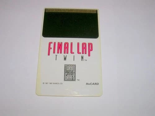 Final Lap Twin (Turbo GrafX TG-16) Game HuCard