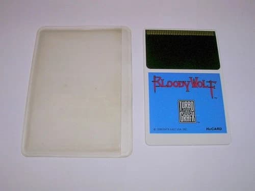 Bloody Wolf (Turbo GrafX TG-16) Game HuCard