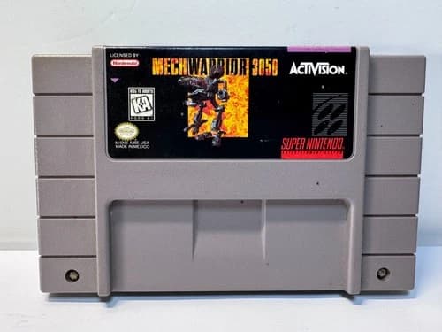 MechWarrior 3050 (Super Nintendo SNES, 1995) Authentic. Working.