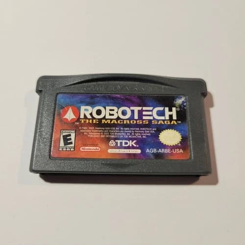 Robotech: The Macross Saga Nintendo Game Boy Advance, Cart Only Tested & Working