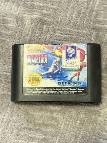 Winter Olympic Games Lillehammer 94 (Sega Genesis, 1993) Cartridge Only