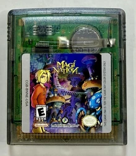 Magi-Nation (Nintendo Game Boy Color, 2001) Tested - Authentic - Game Only