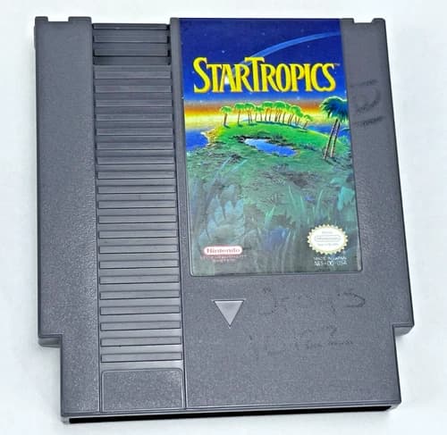Nintendo NES StarTropics Cleaned Tested and Working