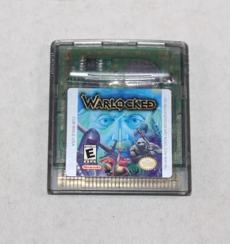 Warlocked GBC Game Boy Color Authentic! Very Good Condition! Saves! RARE!
