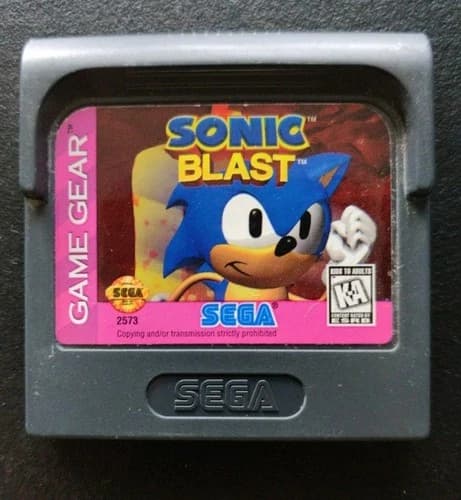 Sonic Blast Sega Game Gear, 1996 Cartridge Only Very Good Condition