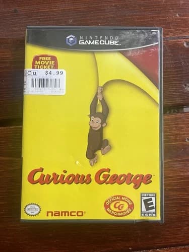 Curious George (Nintendo GameCube, 2006) Complete With Manual