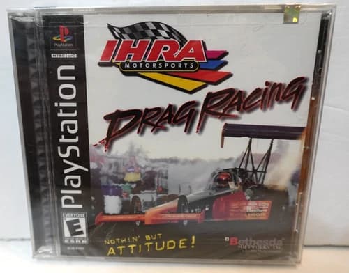 IHRA Motorsports Drag Racing Sony PlayStation (PS1) videogame (NEW!)