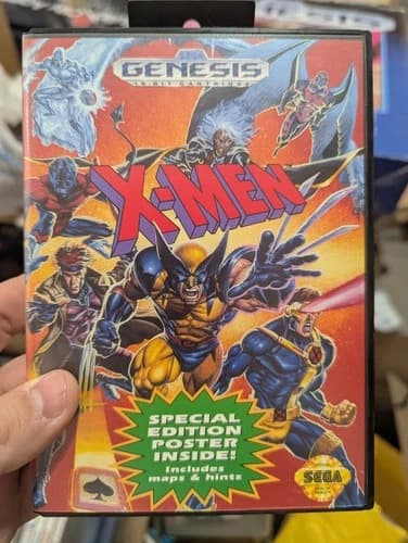 X-Men (Sega Genesis 1993) CIB With Manual Tested & Working