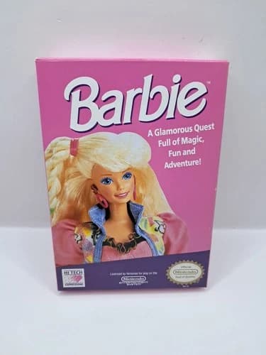 Barbie (Nintendo Entertainment System, 1991) NES CIB Complete