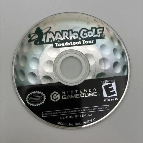 Mario Golf Toadstool Tour Nintendo Gamecube, 2003 - Disc Only Tested