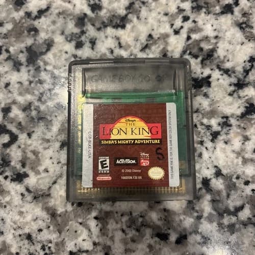 Nintendo Game Boy Color The Lion King Simba’s Mighty Adventure Tested & Working