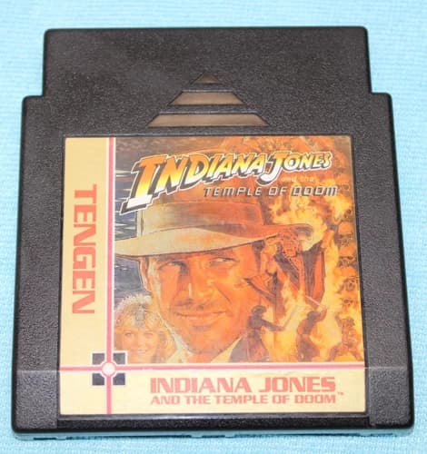 Indiana Jones and the Temple of Doom - Nintendo NES Video Game Tengen - Tested