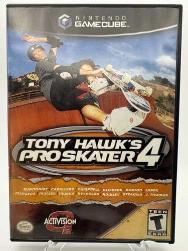 Tony Hawk's Pro Skater 4 (Nintendo GameCube, 2002) CIB | Complete | Tested