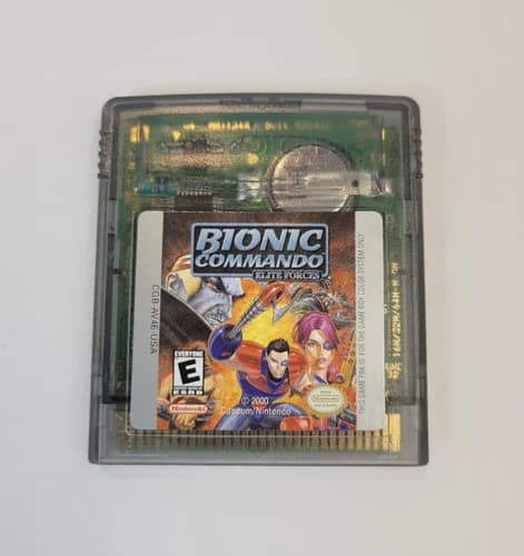 Bionic Commando: Elite Forces (Nintendo Game Boy Color, GBC 2000) Cartridge Only
