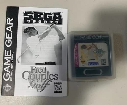 Fred Couples Golf (Sega Game Gear) Original Game Cart