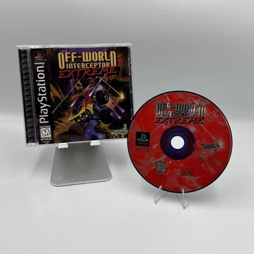 Off-World Interceptor Extreme (PlayStation 1, 1995) Complete CiB W/ Reg Card