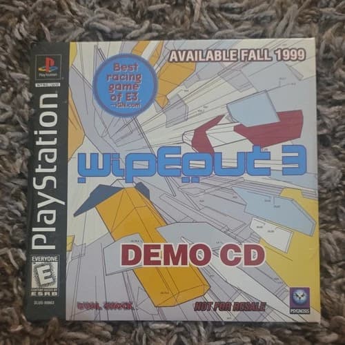 Psygnosis Wipeout 3 Demo Dual Shock Not For Resale Sony PlayStation 1 NTSC-U/C