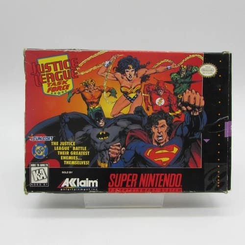 Justice League Task Force SNES CIB Must @@!!