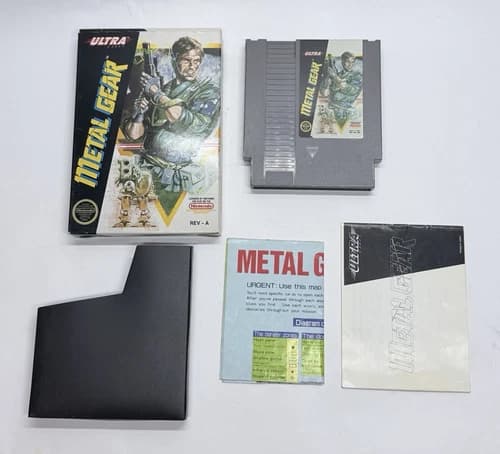 Metal Gear (NES) CIB - Authentic Great Condition