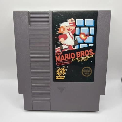 Nintendo Super Mario Bros. NES (1985) Game Cartridge
