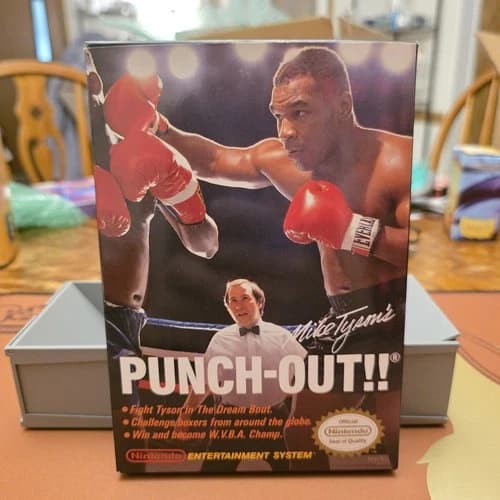 Mike Tyson's Punch-Out!! Nintendo NES Authentic Cartridge CIB