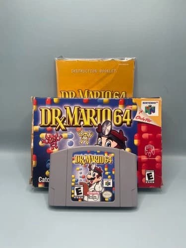 Dr. Mario 64 CIB Complete N64 Nintendo 64 Authentic Tested