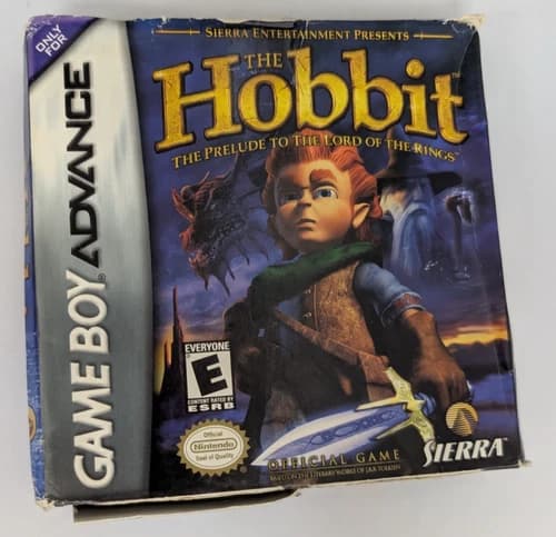 The Hobbit The Prelude To The Lord Of The Rings GBA Game Boy Advance CIB