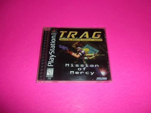 T.R.A.G. Tactical Rescue Assault Group Mission of Mercy PS1 COMPLETE CIB Tested