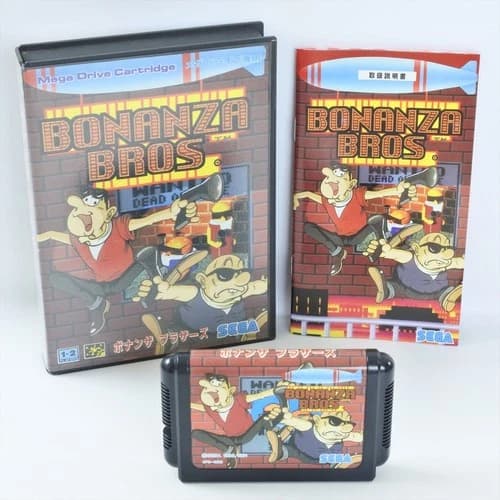 BONANZA BROS Mega Drive Sega 0785 md