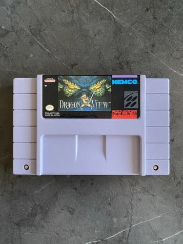 Dragon View (Super Nintendo Entertainment System, 1994) Excellent Shape