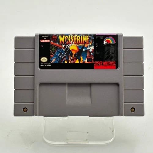 Nintendo SNES Wolverine Adamantium Rage Cartridge