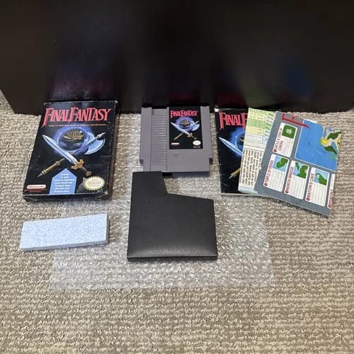 Final Fantasy (Nintendo NES, 1990) Complete CIB W/ Maps Tested & Working