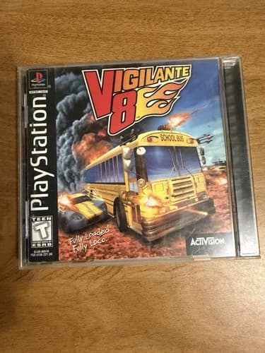 Sony PlayStation 1 - Vigilante 8 - CIB With Manual - Tested