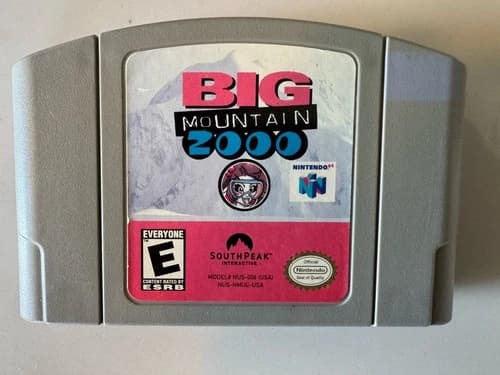 Big Mountain 2000 Nintendo 64 n64 Authentic Tested Very Rare MINT Condition