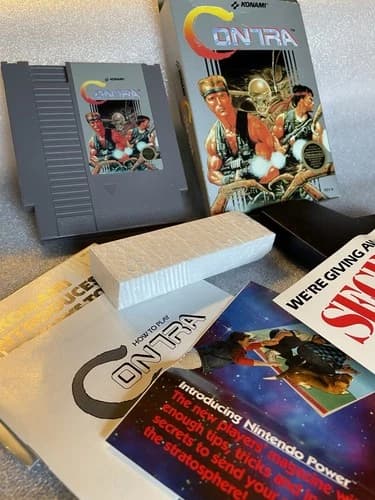 Contra Nintendo NES Complete in Box (CIB) GREAT CONDITION! CLEAN