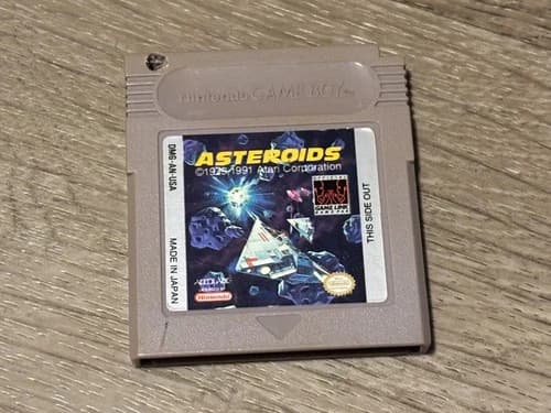 Asteroids Nintendo Game Boy Cleaned & Tested Authentic