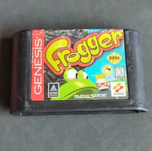 Frogger Sega Genesis Game Cartridge E-Everyone Tested and Works